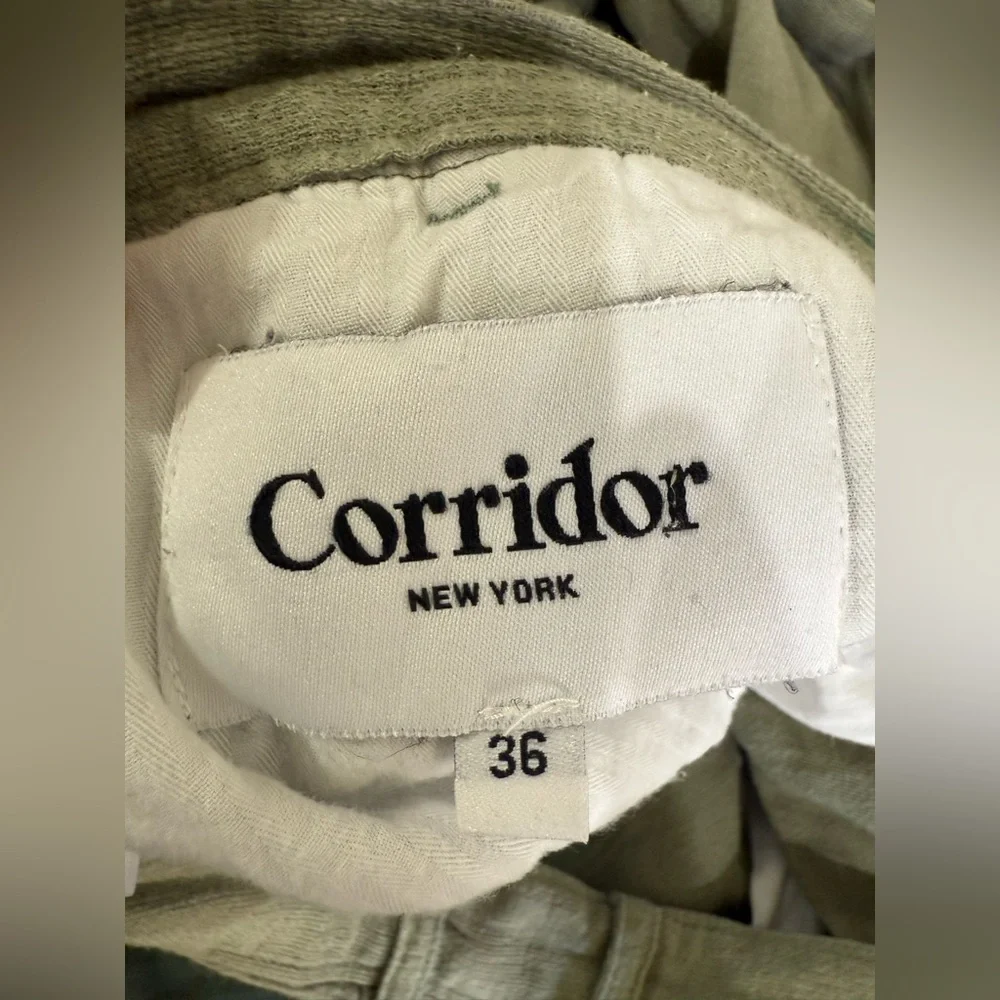 Corridor Men's Sage Green Chino Pants - Casual Straight Fit